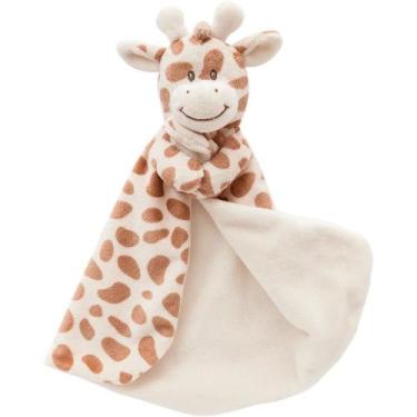 Imagem de Naninha Macia para Bebê Pelúcia Antialérgica Girafinha Buba, Bege