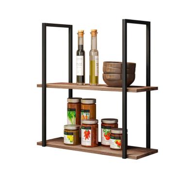 Imagem de Prateleira Suspensa Estilo Industrial Nicho Cozinha Aurora Demolição - ÉdeCasaMóveis