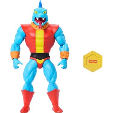 Imagem de Masters of the Universe Origins Cartoon Collection Fang Man figura de ação de vilão com presas de 14 cm, inspirada na série de tv MOTU dos anos 80, design detalhado e acessórios, JBM91