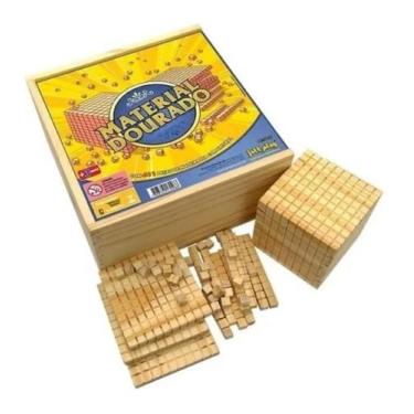 Imagem de Material Dourado 611 Peças Em Madeira - Mundo Feliz