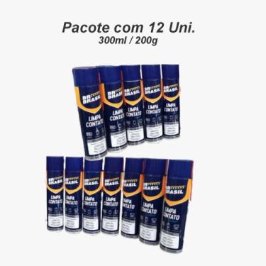 Imagem de Limpa contato br brasil  300ml 200g kit 12 unidades