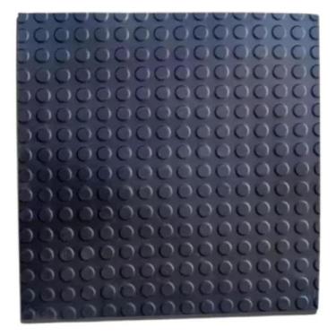 Imagem de Piso Pastilhado De Borracha Tipo Moeda 50x50cm Qualidade Academia - Ce
