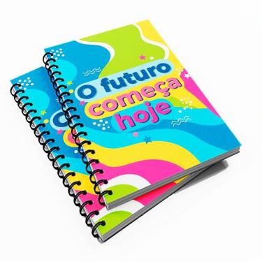 Imagem de Caderno Universitário 96 fls Mot. O Futuro Começa Hoje