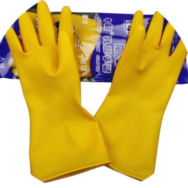 Imagem de Luva Borracha Longa Importada - Amarela Unidades por embalagem:1