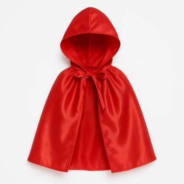 Imagem de Capa Diabinha Curta Com Capuz Halloween - Studio Das Festas