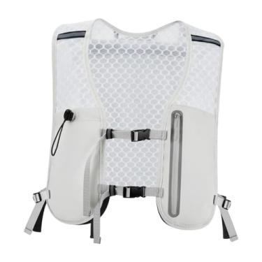 Imagem de menolana Mochila de hidratação para corrida, colete leve para mulheres e homens, bolsa esportiva, mochila para corrida, ciclismo, equitação e acampamento, Cinza