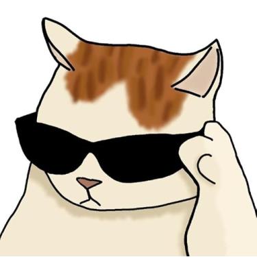 Imagem de Adesivo de vinil Meme Smudge The Cat à prova d'água 12,7 cm gato legal com óculos de sol preto adesivo