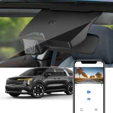 Imagem de Fitcamx 4K Dash Cam Adequada para Kia Carnival 2022-2026 (Part No#R0100) LX LXS EX SX Prestige, OEM Estilo, UHD 2160P Vídeo, WiFi, Loop Gravação, Estacionamento Sensor, Plug & Play, 64GB Cartão