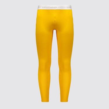 Imagem de Calça Térmica Umbro Amarela, GG