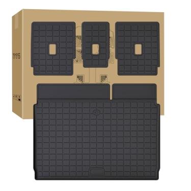 Imagem de Forro de carga Cartist para Ford Expedition Max & Lincoln Navigator L 2025 - Capa de assento traseiro para todos os climas e tapete de carga para porta-malas, acessórios de expedição (encosto + tapete