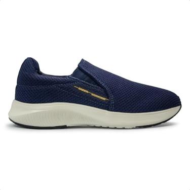 Imagem de Tênis Rainha Masculino Slip On Back Ii Casual Marinho/bege Ra03570004 37