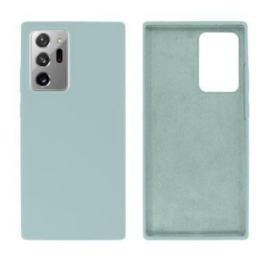 Imagem de Capa Capinha Aveludada para Galaxy Note 20 Ultra - GCM, Azul Céu