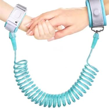 Imagem de Pulseira de Segurança Infantil com Trava Magnética, Espiral Retrátil de 1.5m, Anti-Perda para Crianças