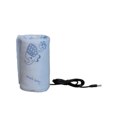 Imagem de Aquecedor de Mamadeira Portátil USB Estampado Prático, Compacto e Seguro para Leite de Bebê,Ideal para Viagens Passeios e Uso Diário