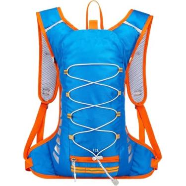Imagem de Mochila De Ciclismo Ao Ar Livre à Prova D'água Ultraleve Com Bexiga De água Integrada E Conforto Ergonômico, Blue Green