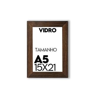 Imagem de Porta Retrato de Vidro 15x21cm Moldura para Fotos para uso na Vertical