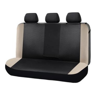 Imagem de Capas de assento de carro Flying Banner Rear Bench Neoprene Beige