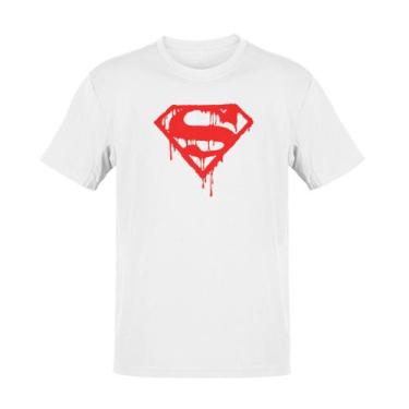 Imagem de Camiseta Superman Super Homem Series Herois Plus - NoBrand, Branco, G2