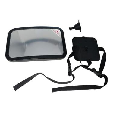 Imagem de menolana Espelho retrovisor para bebê, ampla visão clara para bebês, acessórios automotivos estáveis e ajustáveis, à prova de quebra, espelho retrovisor para