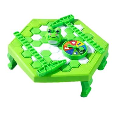 Imagem de simhoa Atividade de Tabuleiro para Família, Resgatar Sapo No Gelo, Jogo Educativo, Interação Social, Desafio de Sapo em Festa, hexágono