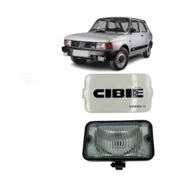 Imagem de Farol De Milha Auxiliar + Tampa Serra Cibié Ii 2 Opala Branca