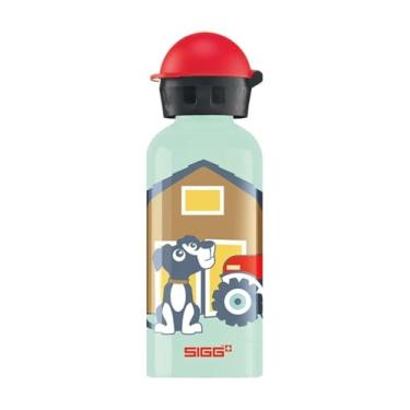 Imagem de SIGG - Garrafa de água infantil – Farmini – à prova de vazamento, leve, livre de BPA – Alumínio – 368 g