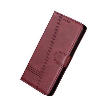 Imagem de Capa De Couro Magnética Flip À Prova De Choque Para Xiaomi 11 12 13 14