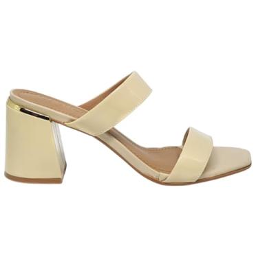 Imagem de Tamanco Social Couro Usaflex AM27004 - Vanilla - 34