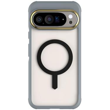 Imagem de Ghostek Capa transparente Covert Pixel 10 Pro XL - Compatível com MagSafe, capa protetora magnética à prova de choque projetada para Google Pixel10 Pro XL 2025 (6,8 polegadas) (cinza)