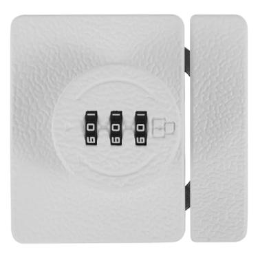 Imagem de WhSunVo Fechadura de combinação de armário sem chave, liga de zinco, 3 dígitos, gaveta com senha, faça você mesmo, instale o armário, código de acesso, fechadura de combinação de armário redefinível