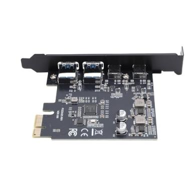 Imagem de GOWENIC Cartão de Expansão USB 3.2, 2 USB A, 2 USB C, Compatibilidade Ampla, Com Uma Velocidade de Transferência de até 5 Gbps, para Transferir Arquivos como Fotos