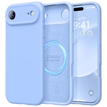 Imagem de LOVE 3000 Capa projetada para iPhone Air, silicone premium [compatível com Magsafe] [forro de microfibra macia antiarranhões] capa protetora à prova de choque para homens e mulheres de 6,5 polegadas