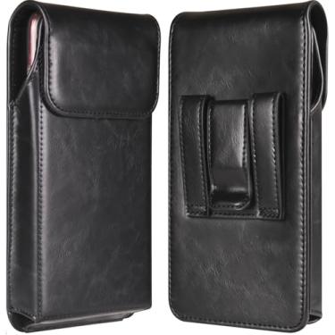 Imagem de NINKI Coldre com clipe de cinto para iPhone Air/Pixel 9 Pro/Pixel 10 Pro, capa de couro bolsa com suporte de cintura para Galaxy S25 Plus S24 Plus S23 Plus S25 FE capa de telefone coldre suporte de