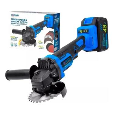 Imagem de Esmerilhadeira Eletrica Sem Fio 2 Baterias 48V Estojo 25 Pçs
