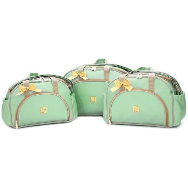 Imagem de Kit Conjunto Bolsas Maternidade Bebe Menina Menino Enxoval