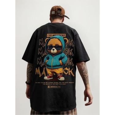 Imagem de Camisa Camiseta Streetwear Oversized Urso Estilo Coreia Y2k - crushed,