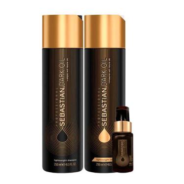 Imagem de Sebastian Dark Oil Shampoo, Condicionador e Oleo - Sebastian Professio