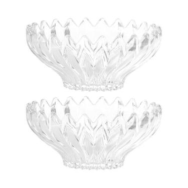 Imagem de Jogo 2 Taças de Sobremesa Bowl Vidro Transparente Brazilia 300ml 14cm 