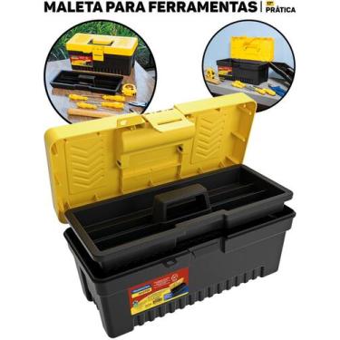 Imagem de Caixa De Ferramentas Tramontina 17" Bandeja Removível Travas Plásticas