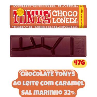 Imagem de Chocolate tonys ao leite com caramelo sal marinho 32% 47g - Tony's