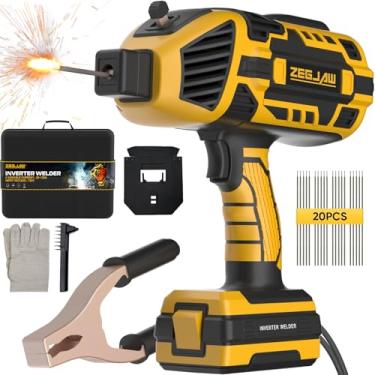 Imagem de ZEGJAW Máquina de solda portátil, pistola de solda elétrica portátil 110V ARC com inversor IGBT 5 ajuste de corrente variável, serve para hastes de fio de 3/162.6 cm-1/20.3 cm