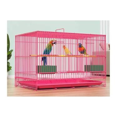 Imagem de Gaiola de pássaro, gaiola de pássaro, criação e agricultura, papagaio especial, ninho de pássaro criptografado (rosa)