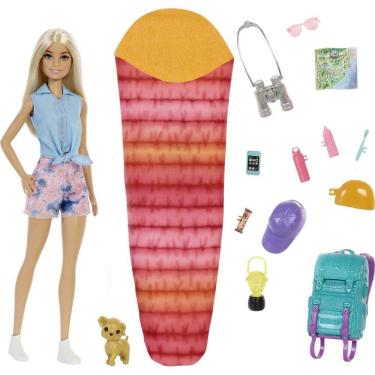 Imagem de Conjunto de brinquedos Barbie It Takes Two Malibu Camping com boneca e acc