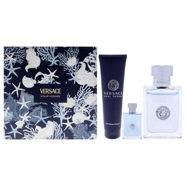 Imagem de Conjunto de perfume Versace Pour Homme para homens, 3 peças