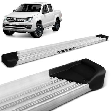 Imagem de Estribo Lateral Amarok CD 2010 a 2023 Alumínio Natural A3 Co