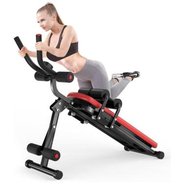 Imagem de Banco Multiuso para Treino Corpo Inteiro em Casa, BIGZZIA, Preto