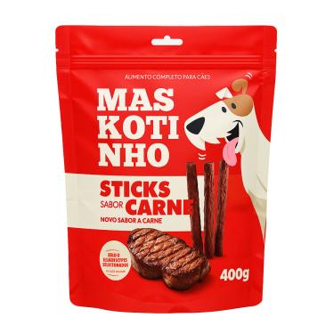 Imagem de Bifinho Stick Maskotinho Para Cães Sabor Carne 400g