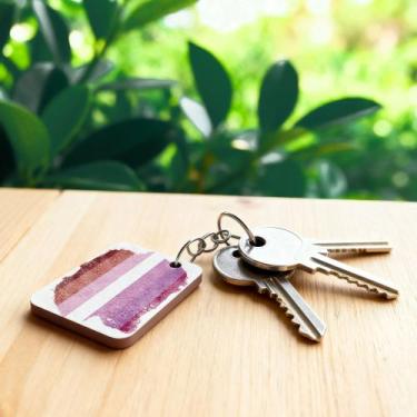 Imagem de Kit 50 Chaveiros MDF Lembrancinhas LGBT - Bazar dos Quadros, Bandeira 