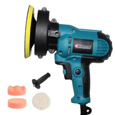 Imagem de Politriz E Polidor Pequeno 850W Prático - Knakasaki, 110V, Azul