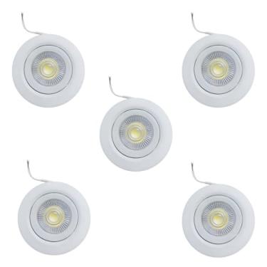 Imagem de Kit 05 Spot Led Dicroica Nl-05r 5w 400lm 6500k Branco Frio